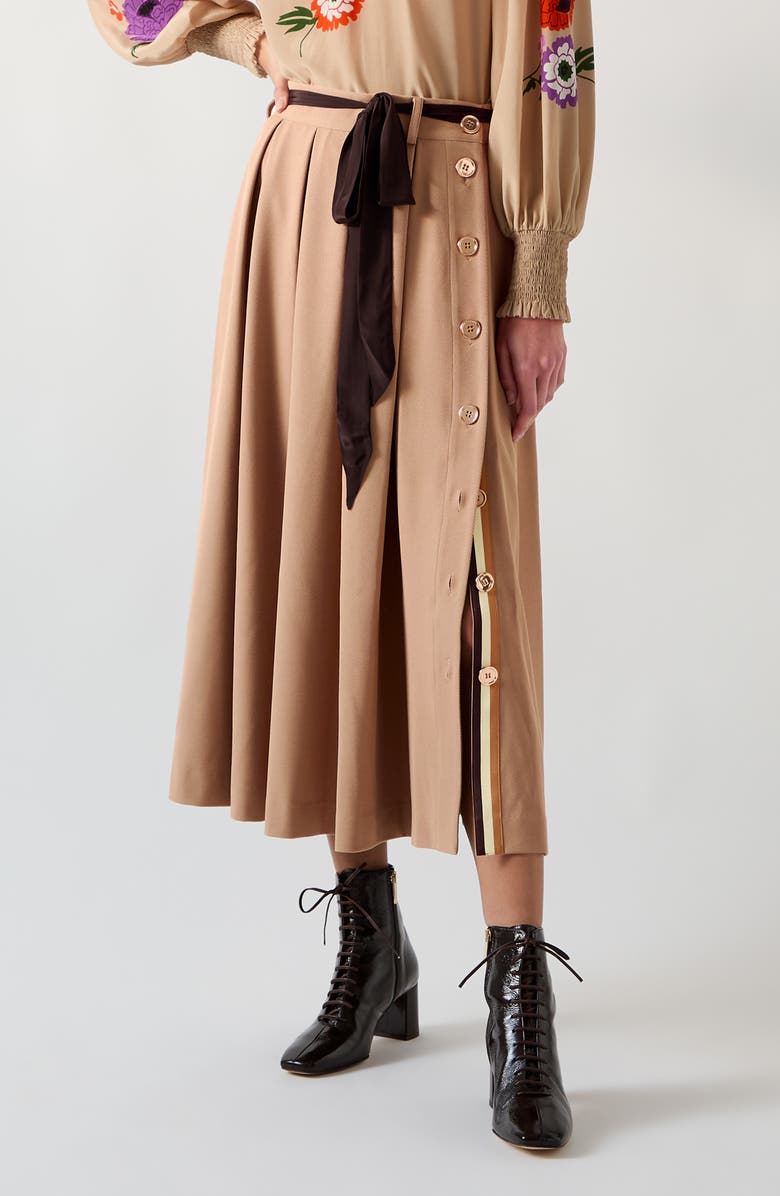 LK Bennett Joel Twill Skirt, Main, color,