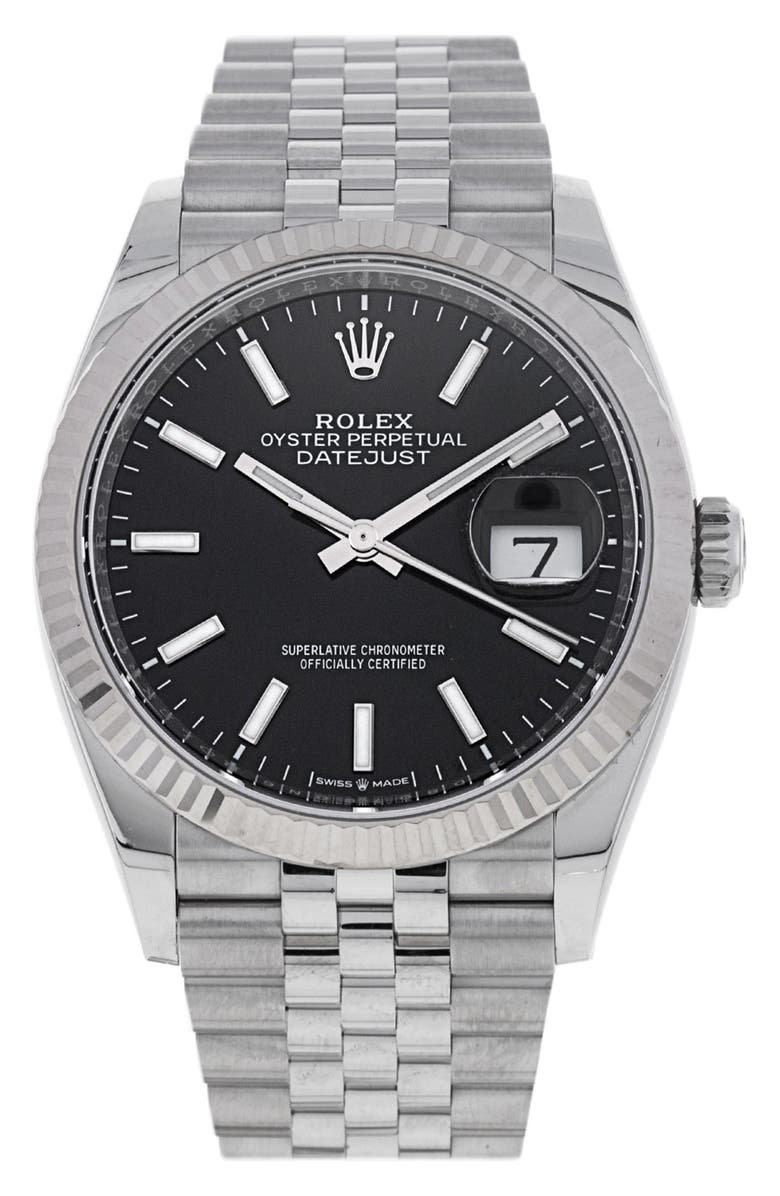 Watchfinder & Co. Rolex Preowned Oyster Perpetual Datejust Bracelet Watch, 36mm, Main, color,