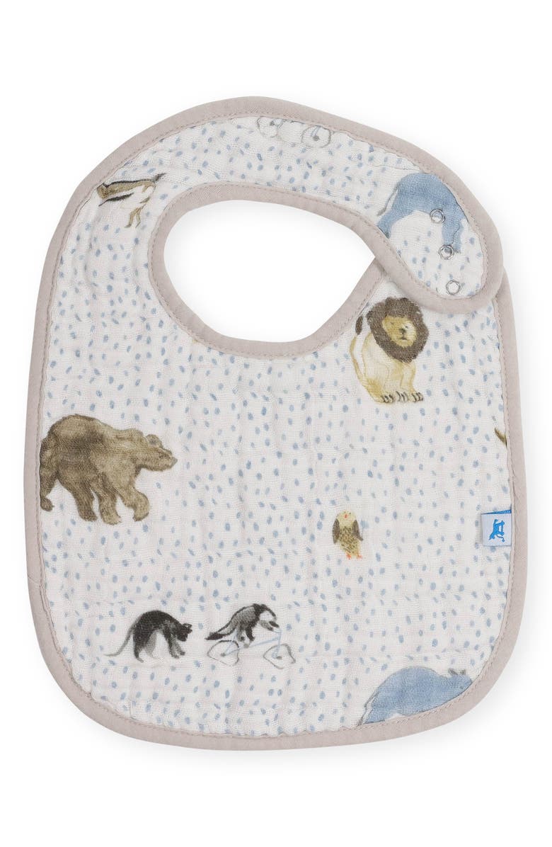 little unicorn 3-Pack Classic Cotton Muslin Bibs, Alternate, color, Multi