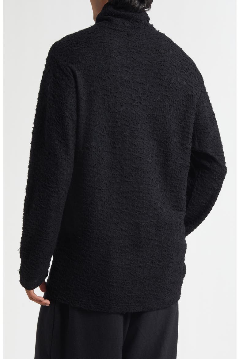 Wool Turtleneck Sweater, Alternate, color, BLACK