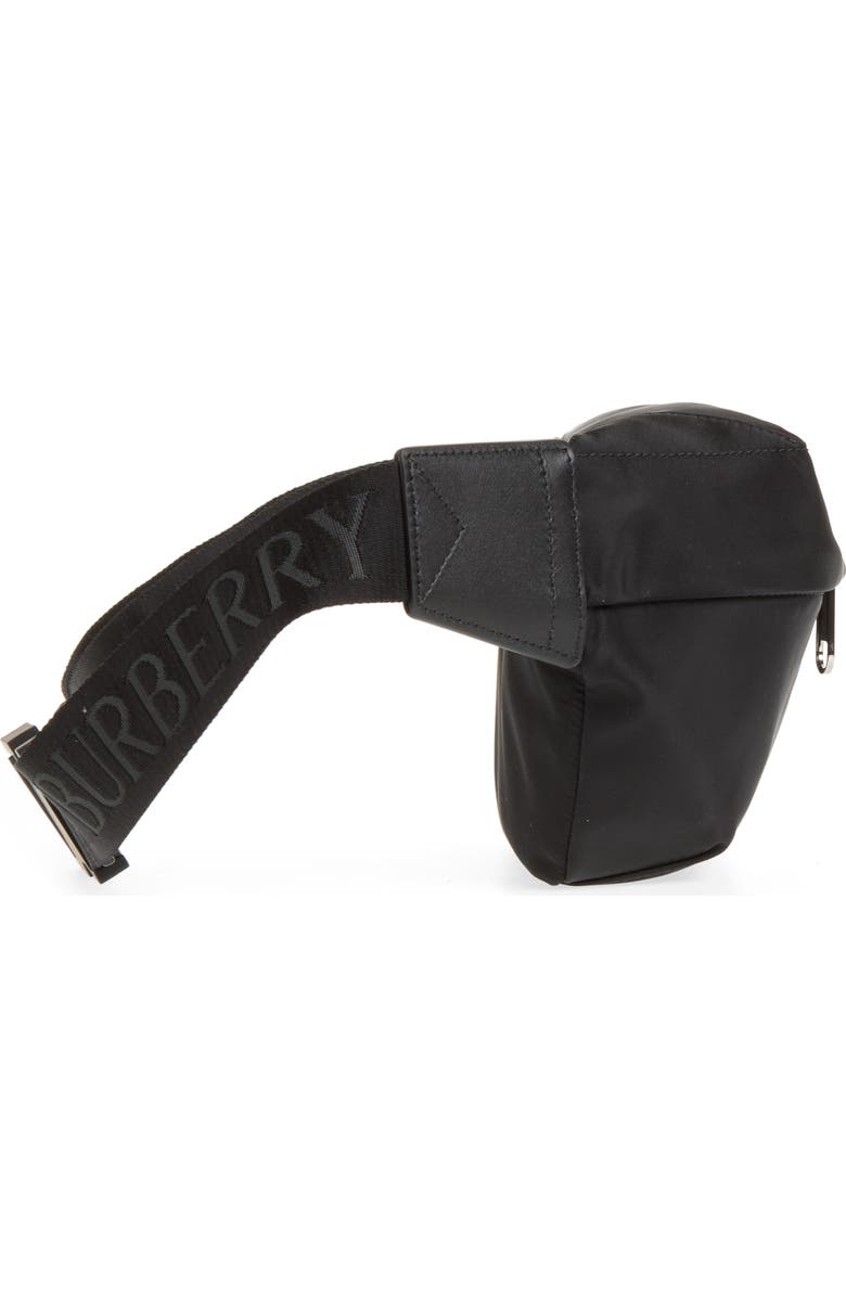 Burberry Sonny Belt Bag, Alternate, color, Black