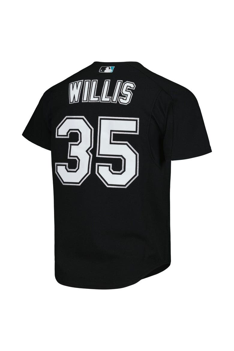Men's Mitchell & Ness Dontrelle Willis Black Florida Marlins Cooperstown Collection Mesh Batting Practice Button-Up Jersey, Alternate, color, Black