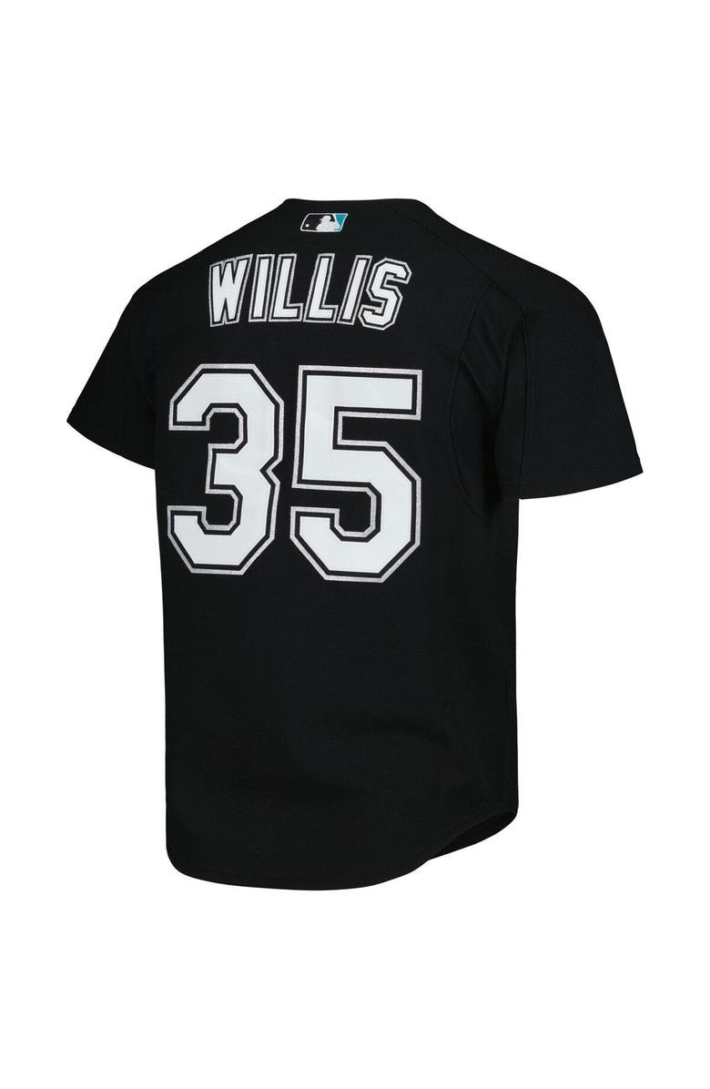 Mitchell & Ness Men's Mitchell & Ness Dontrelle Willis Black Florida Marlins Cooperstown Collection Mesh Batting Practice Button-Up Jersey, Alternate, color, Black