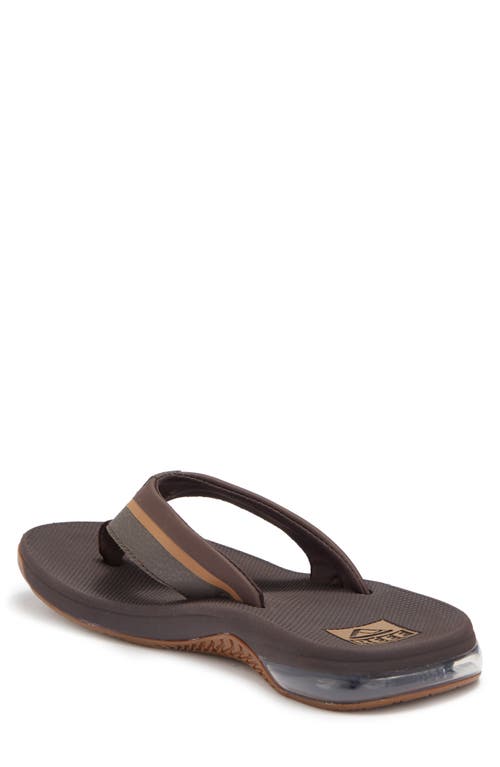 Reef Anchor Flip-flop Sandal In Brown/gum