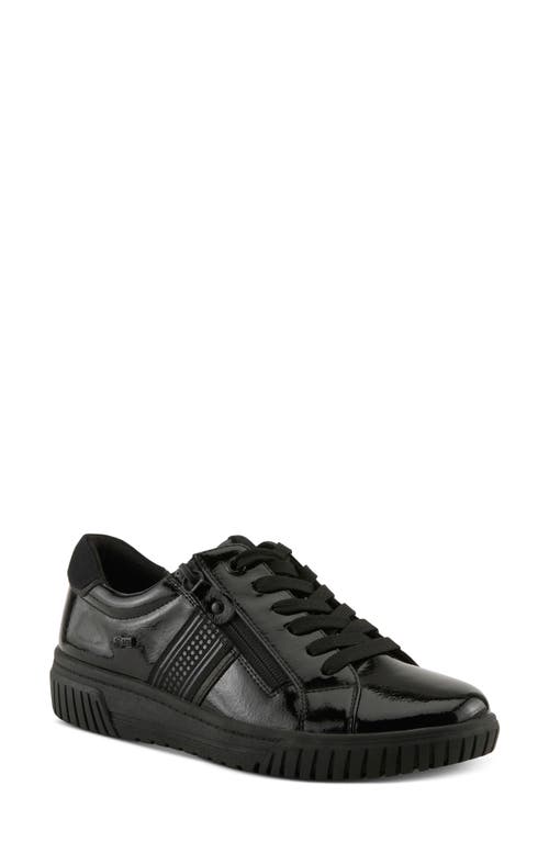 Spring Step Jamia Water Resistant Sneaker In Black