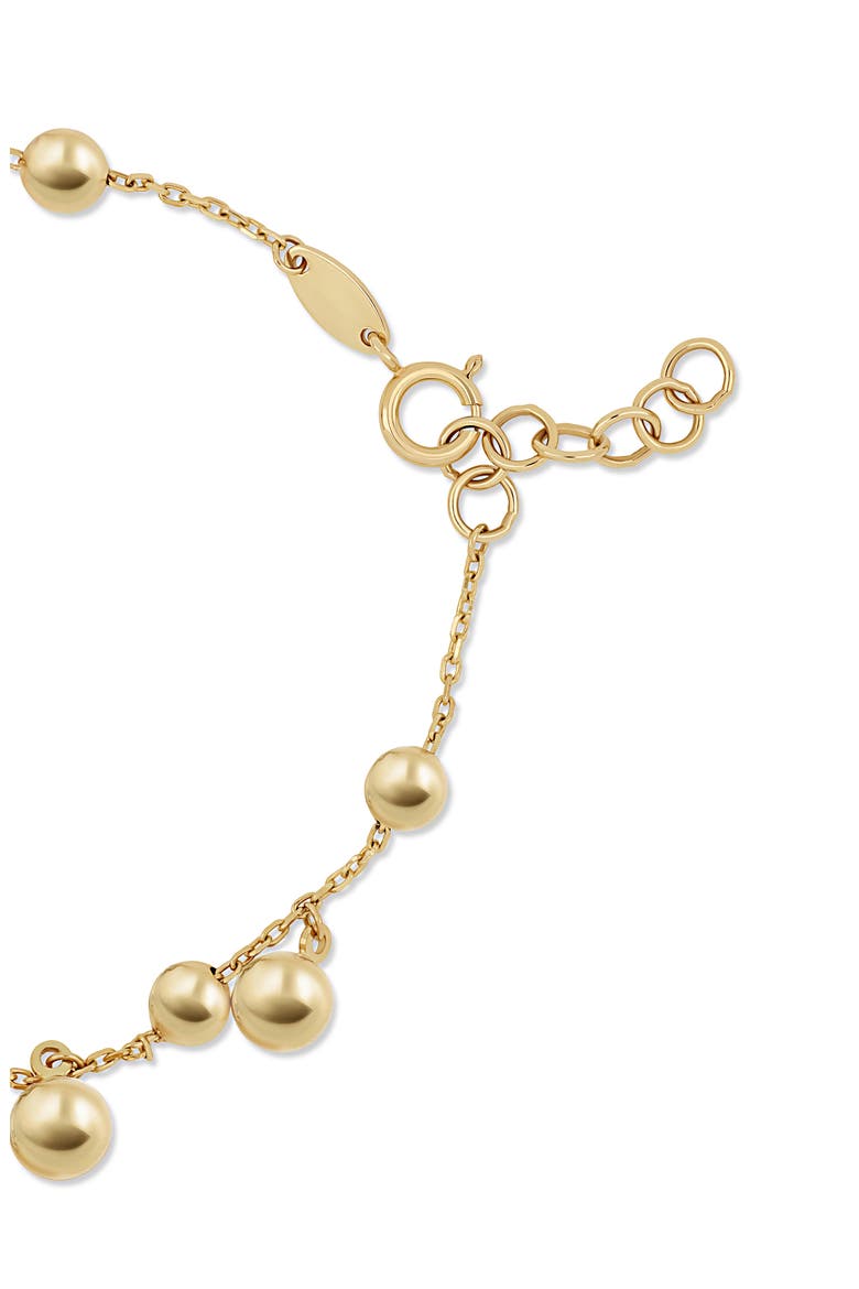 14K Gold Sphere Station Bracelet, Alternate, color, 14K YELLOW GOLD