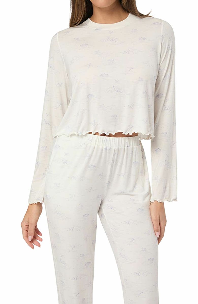WeWoreWhat Boxy Crewneck Top, Alternate, color, Ivory