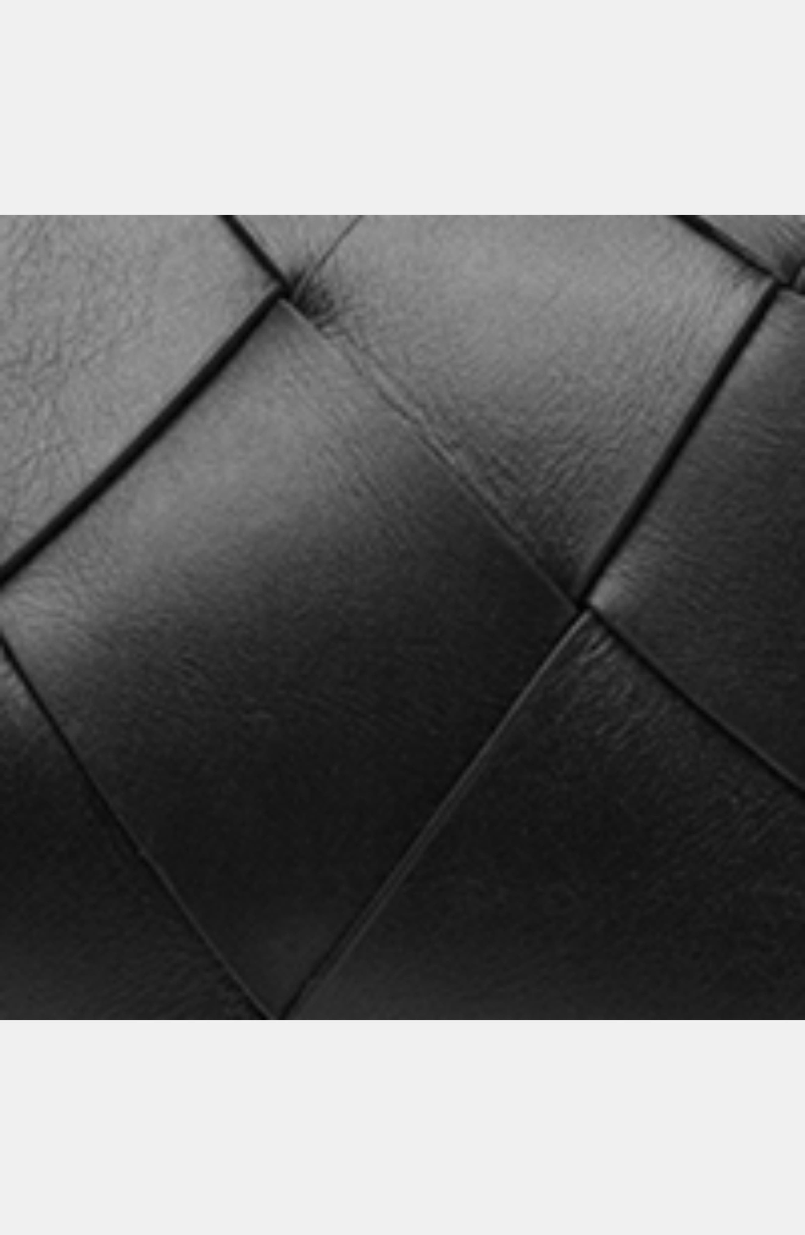 Sarah Medium Leather Shoulder Bag, Alternate, color, BLACK