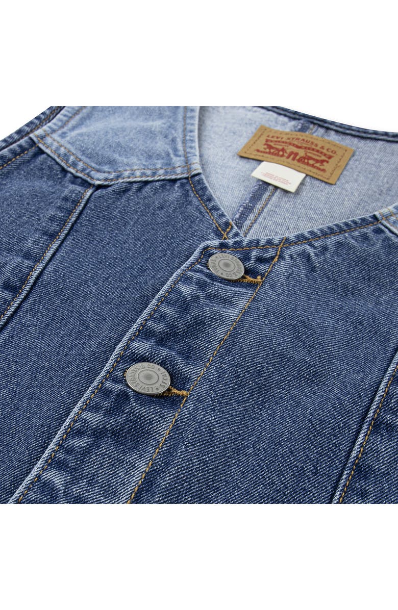 Levi's<sup>®</sup> Kids' Colorblock Denim Vest, Alternate, color, Rodeo