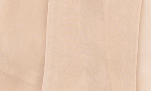 Nordstrom Satin Border Silk Chiffon Scarf In Champagne