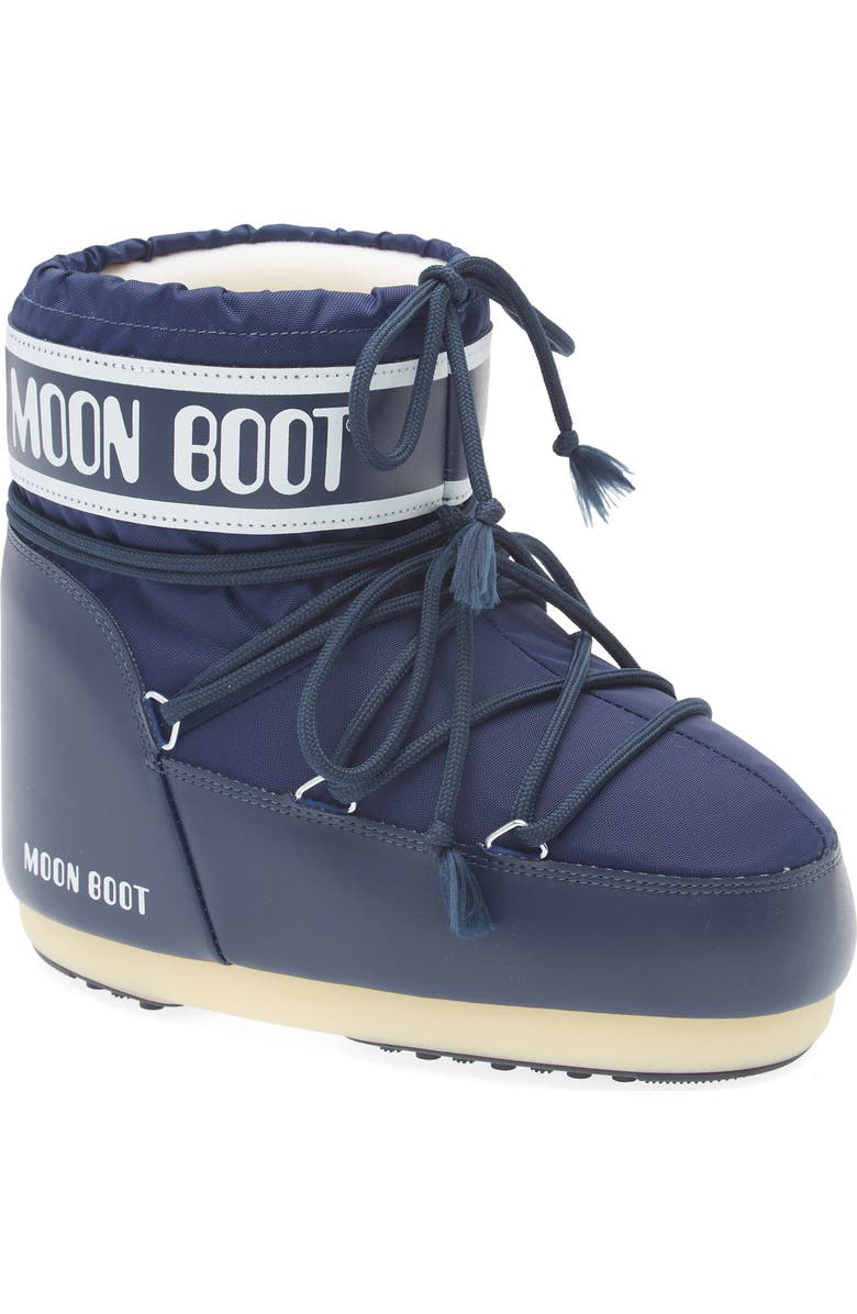 Moon Boot<sup>®</sup> Icon Low Water Repellent Nylon Boot, Main, color, Blue