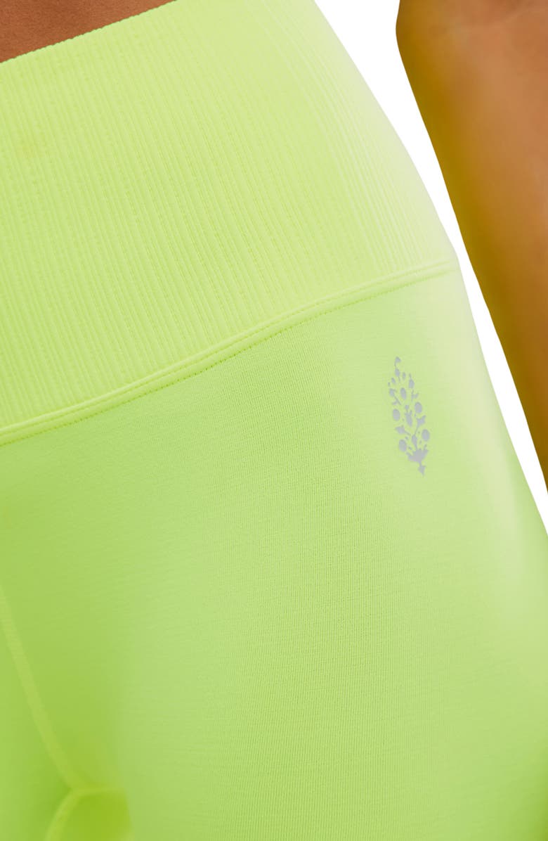 Free People FP Movement Good Karma Leggings, Alternate, color, Highlighter