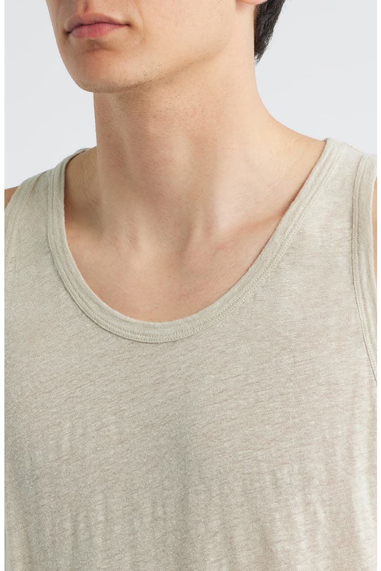 Linen Tank, Alternate, color, BONE