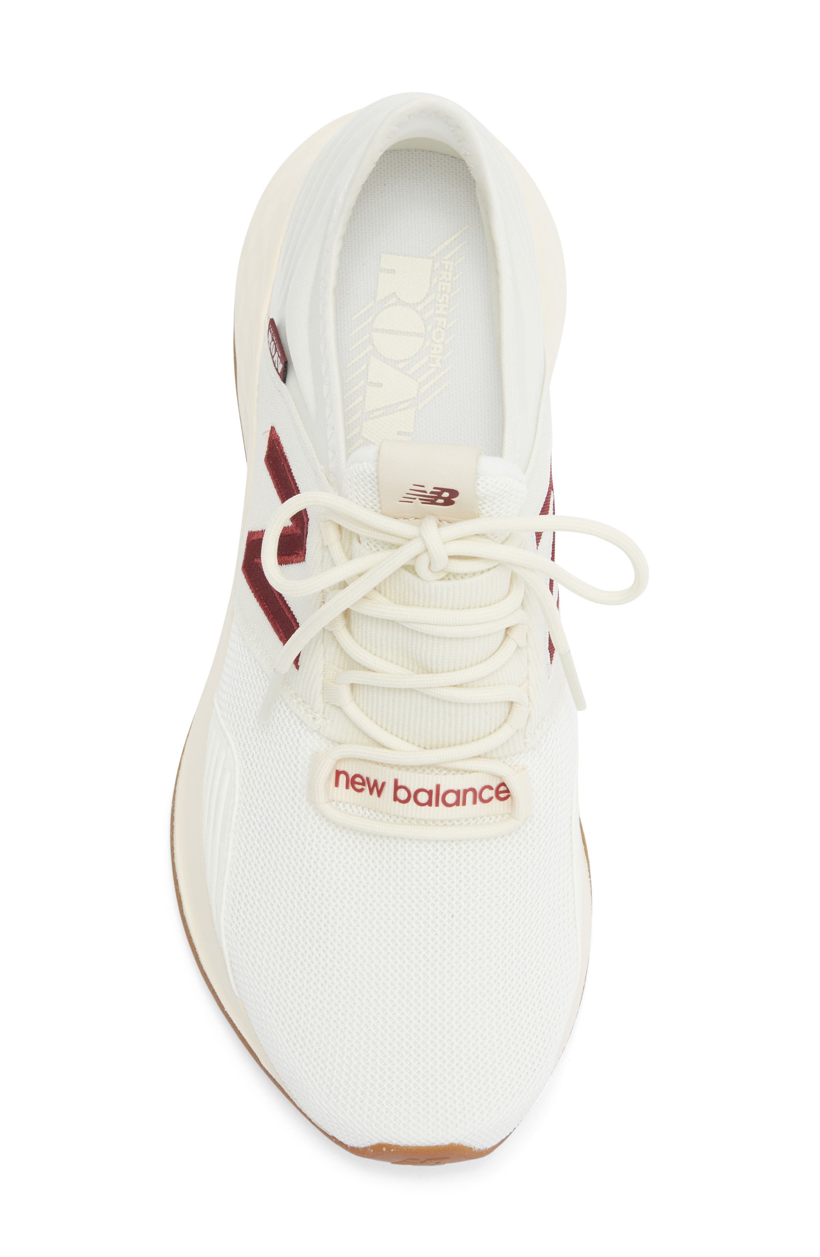 Fresh Foam Roav Running Shoe, Alternate, color, SEA SALT/ MONARCH BURGUNDY