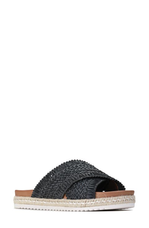 Tinny Woven Slide Sandal (Women)