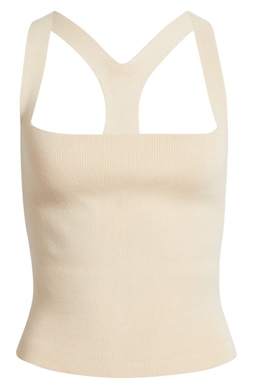 Cult Gaia Crawford Rib Tank In Beach