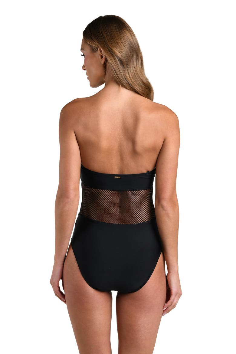 Tory Belted One-Piece Swimsuit, Alternate, color, BLACK