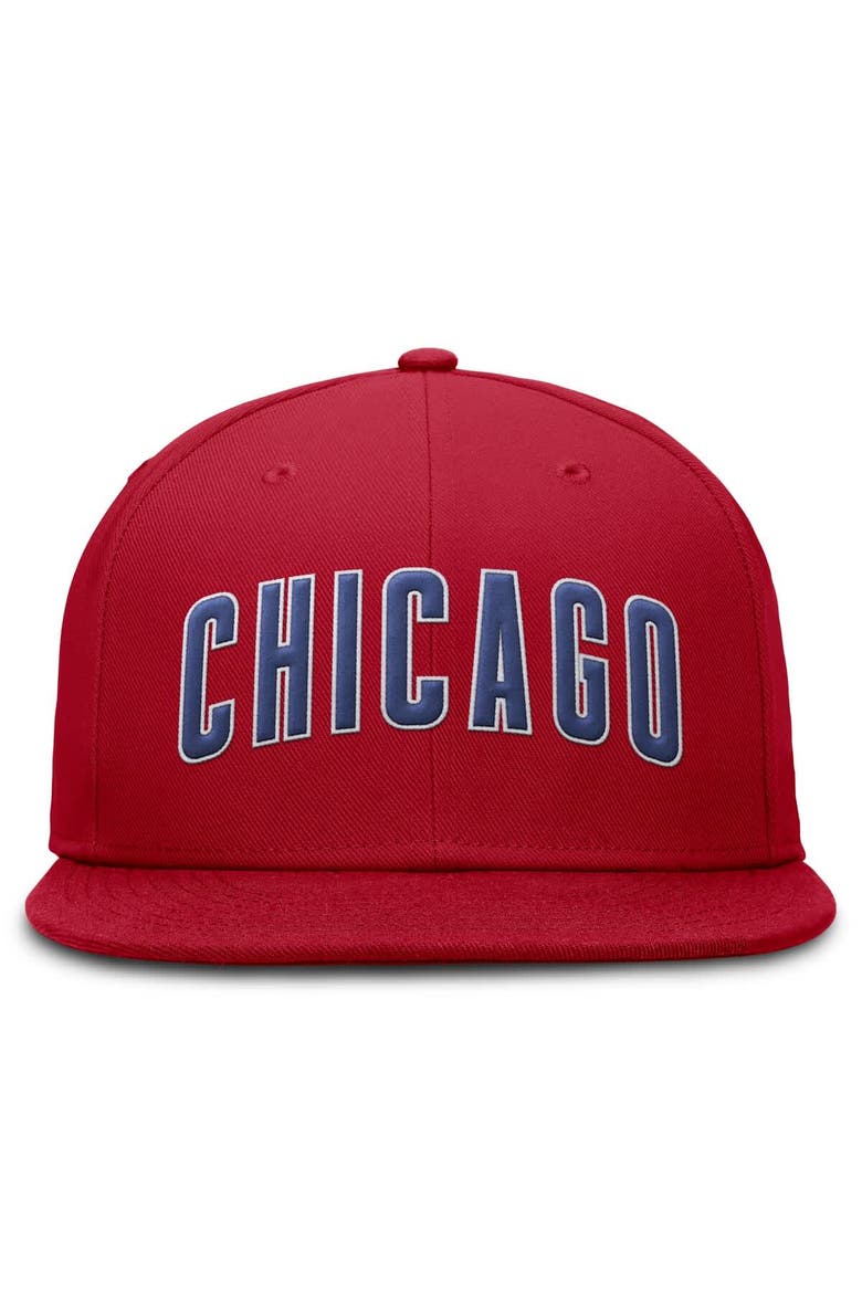 Men's Nike Red Chicago Cubs True Performance Fitted Hat, Alternate, color, Red