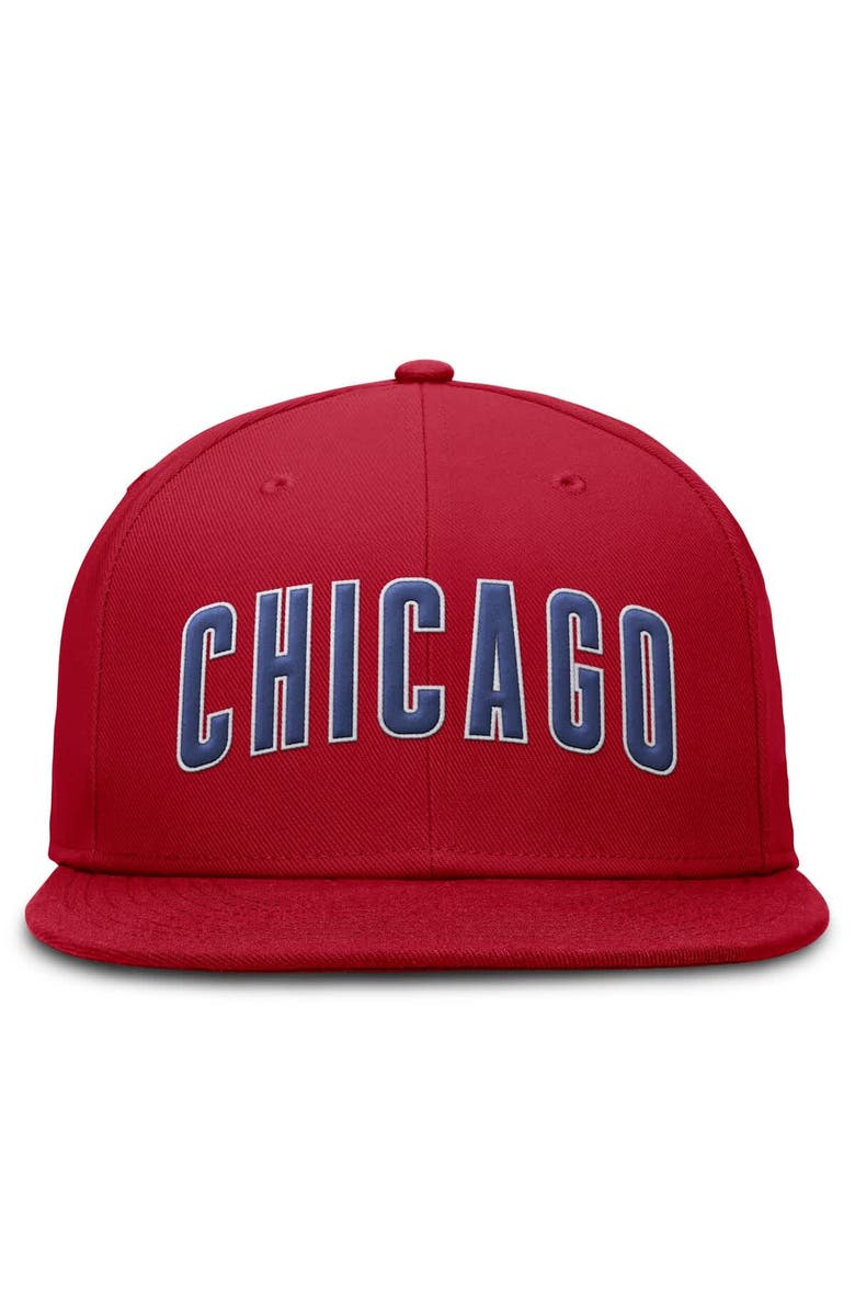 Nike Men's Nike Red Chicago Cubs True Performance Fitted Hat, Alternate, color, Red