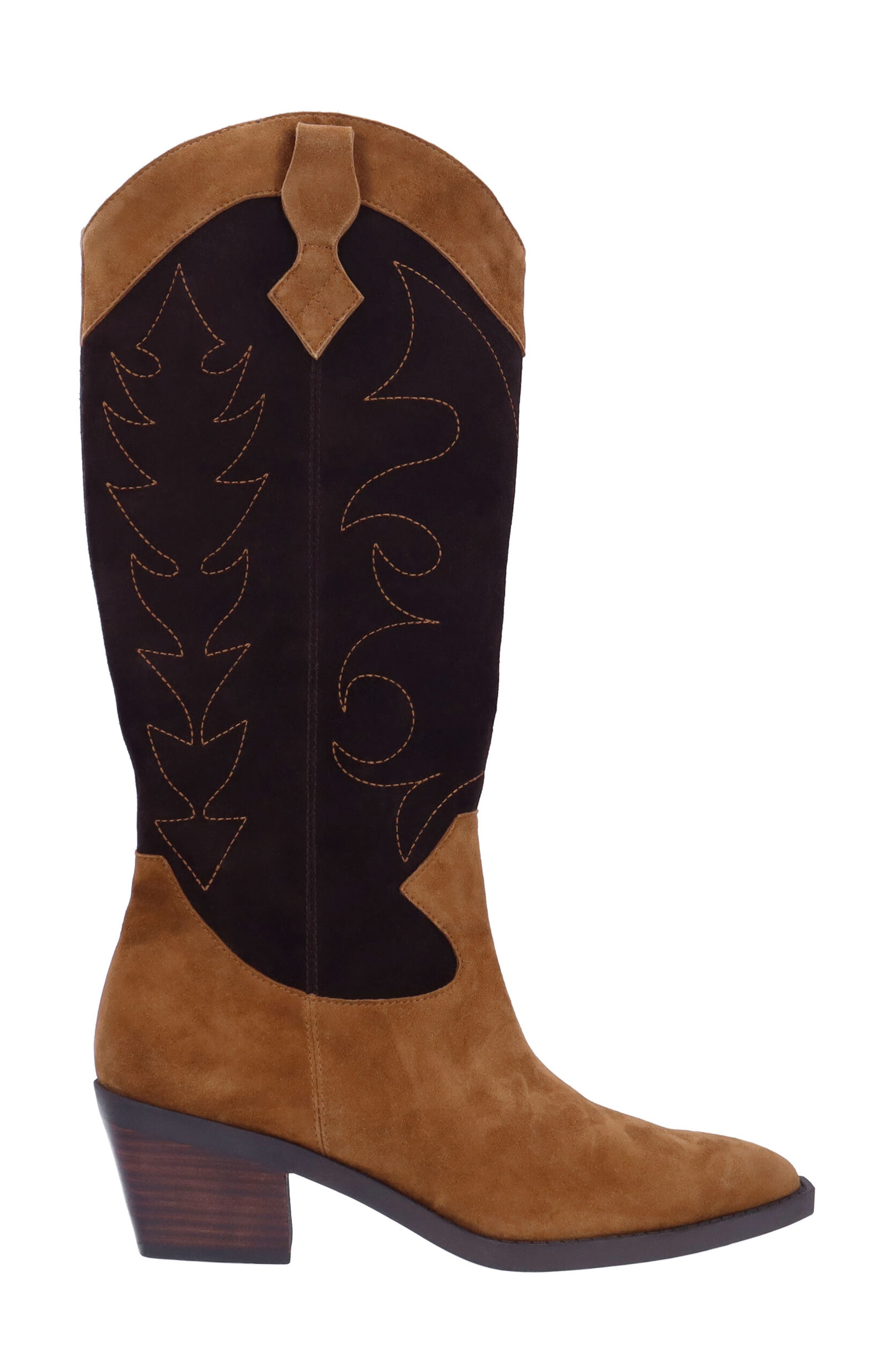 Veera Western Boot, Alternate, color, COFFEE/ CHOCOLATE