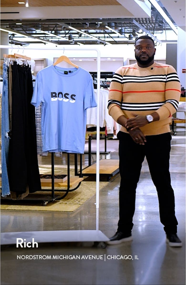 Logo Crewneck Cotton T-Shirt, sales video thumbnail