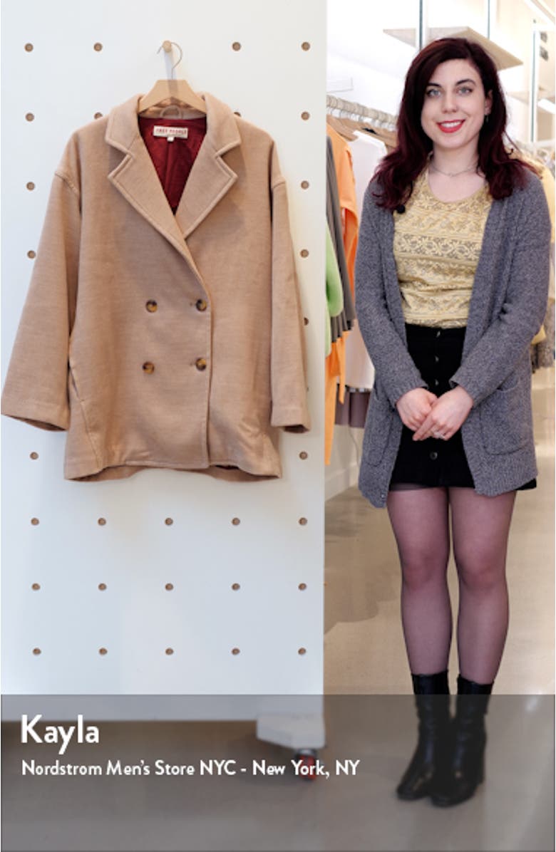 Hannah Slouchy Double Breasted Blazer, sales video thumbnail