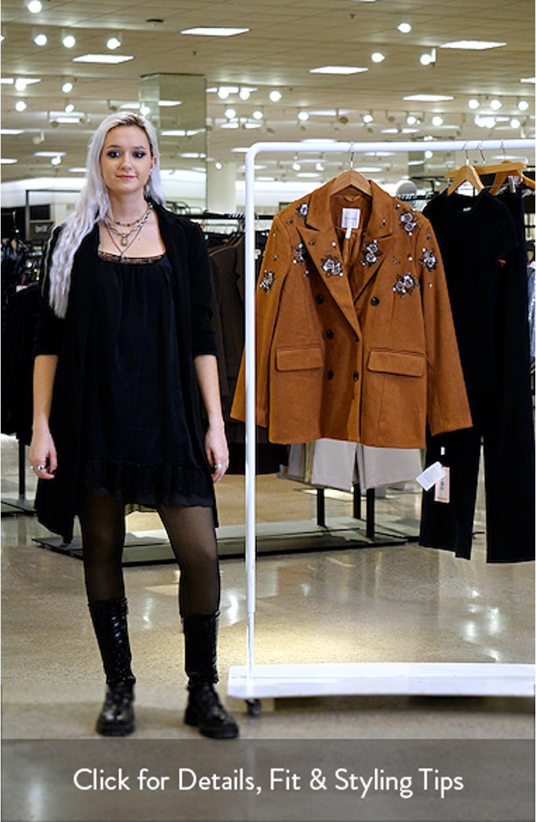 Beaded Double Breasted Jacket, sales video thumbnail