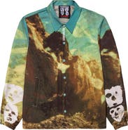PLEASURES Remain Satin Coach Jacket