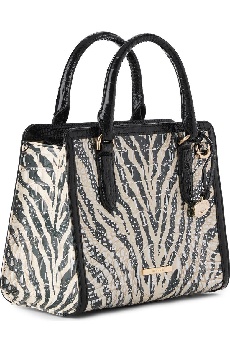 Brahmin Cami Croc Embossed Leather Satchel, Alternate, color, Everlasting Encore