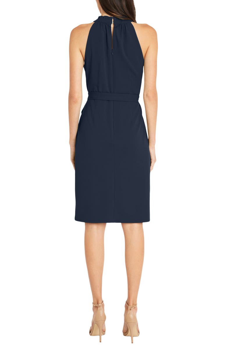 Maggy London Sleeveless Tie Waist Sheath Dress, Alternate, color, 