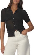 Joe's The Davey Open Stitch Short Sleeve Cardigan