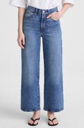 Madewell The Wide-Leg Crop Jeans Super Stretch Denim in Oneida Wash
