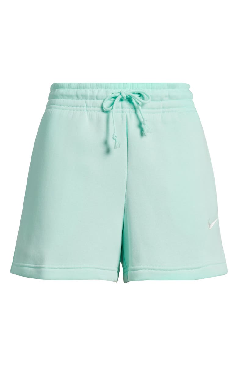 Nike Sportswear Phoenix Fleece Mid-Rise 4-Inch Shorts, Alternate, color, Mint Foam/ Sail