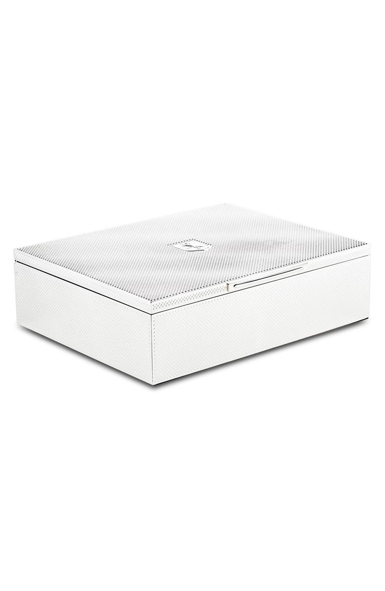 WOLF Silver Watch Jewelry and Legacy Box, Alternate, color, 