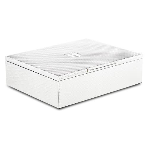 Wolf Silver Watch Jewelry And Legacy Box In Silver