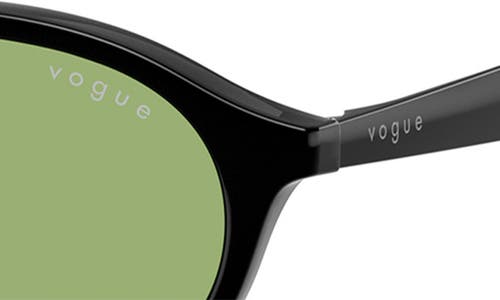 Vogue Nylon Vo5625s Oval Sunglasses In Black