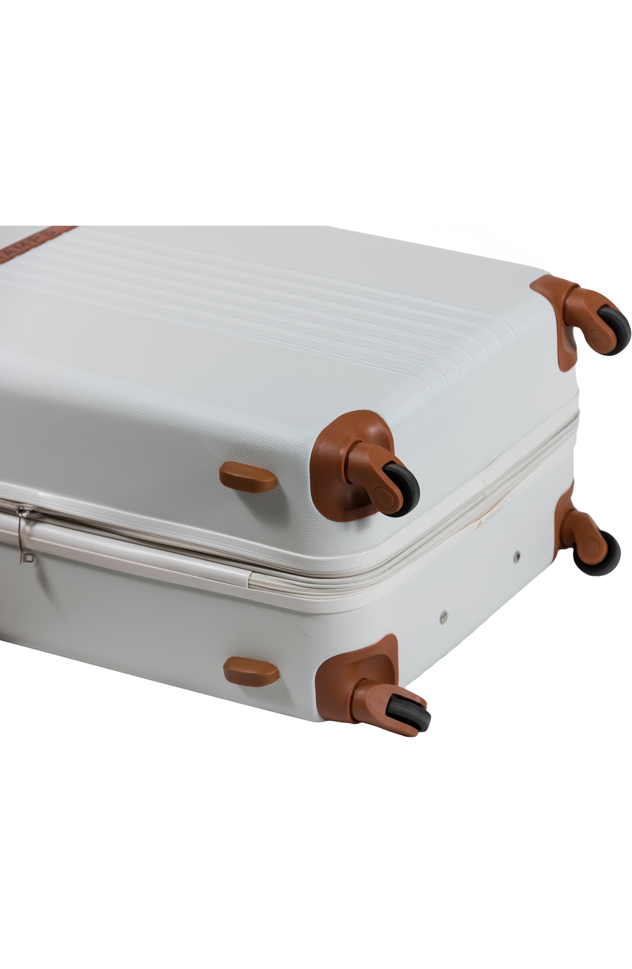 CHAMPS Vintage 2-Piece Luggage Set, Alternate, color, White