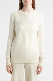 HOUSE OF CB Rochelle Wool & Cashmere Crewneck Sweater