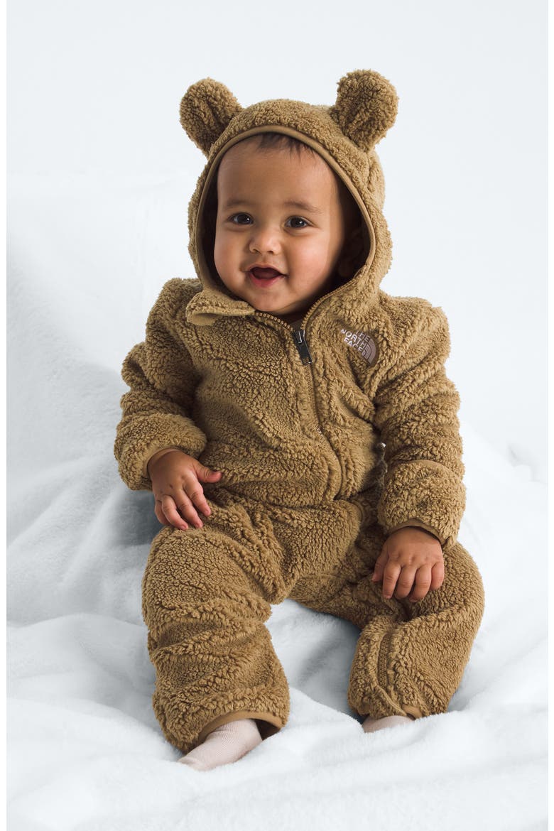 Campshire Recycled Polyester Fleece Snowsuit, Alternate, color, TEDDY BROWN