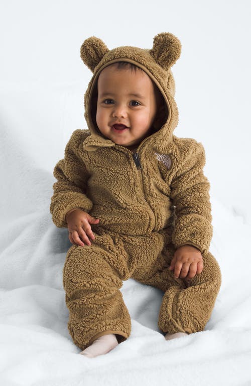 The North Face Campshire Recycled Polyester Fleece Snowsuit In Burgundy