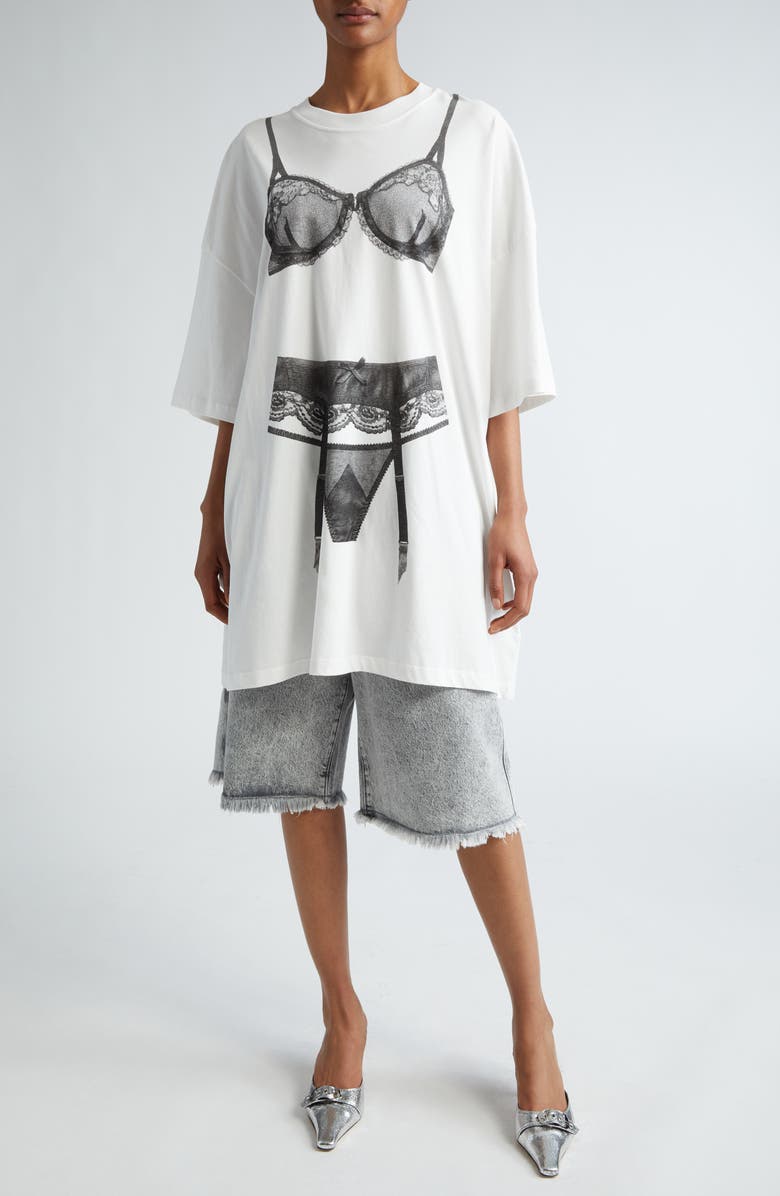 Vaquera Trompe l'Oeil Tall Cotton Graphic T-Shirt, Alternate, color,