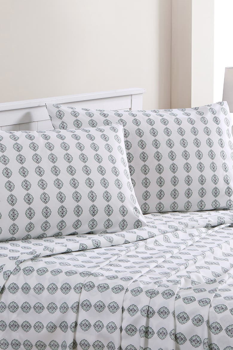 Printed 4-Piece Sheet Set, Main, color, CLAIRE