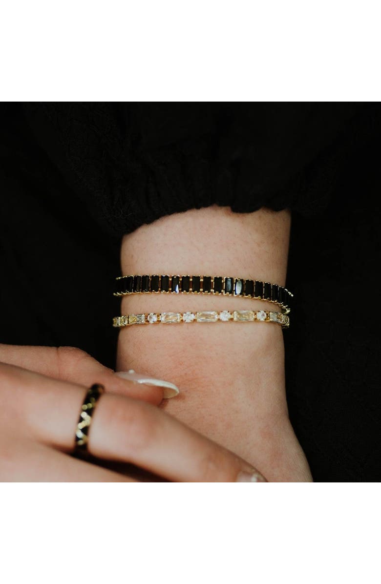 Ivy & Pearl Co. The Belvedere Noir Bracelet, Alternate, color, Gold