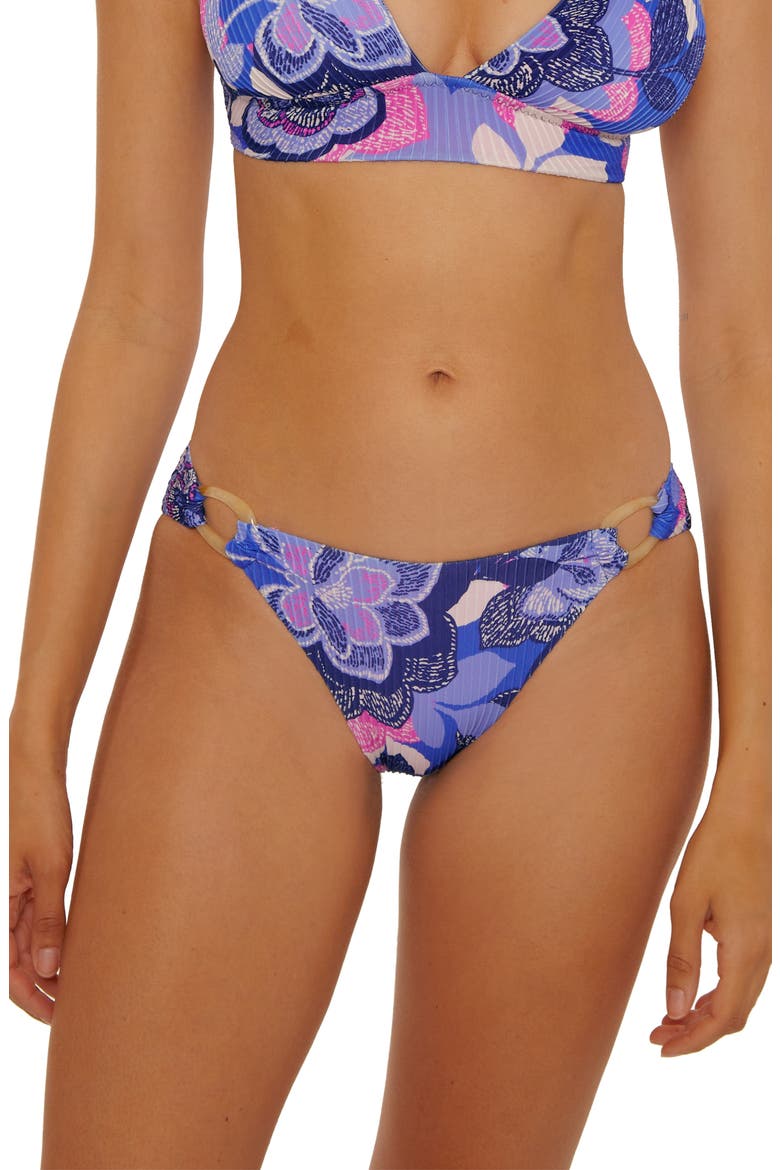 Lanai Hipster Bikini Bottoms, Main, color, PURPLE MULTI