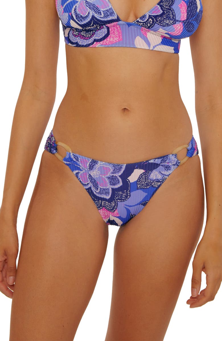 Becca Lanai Hipster Bikini Bottoms, Main, color, Purple Multi