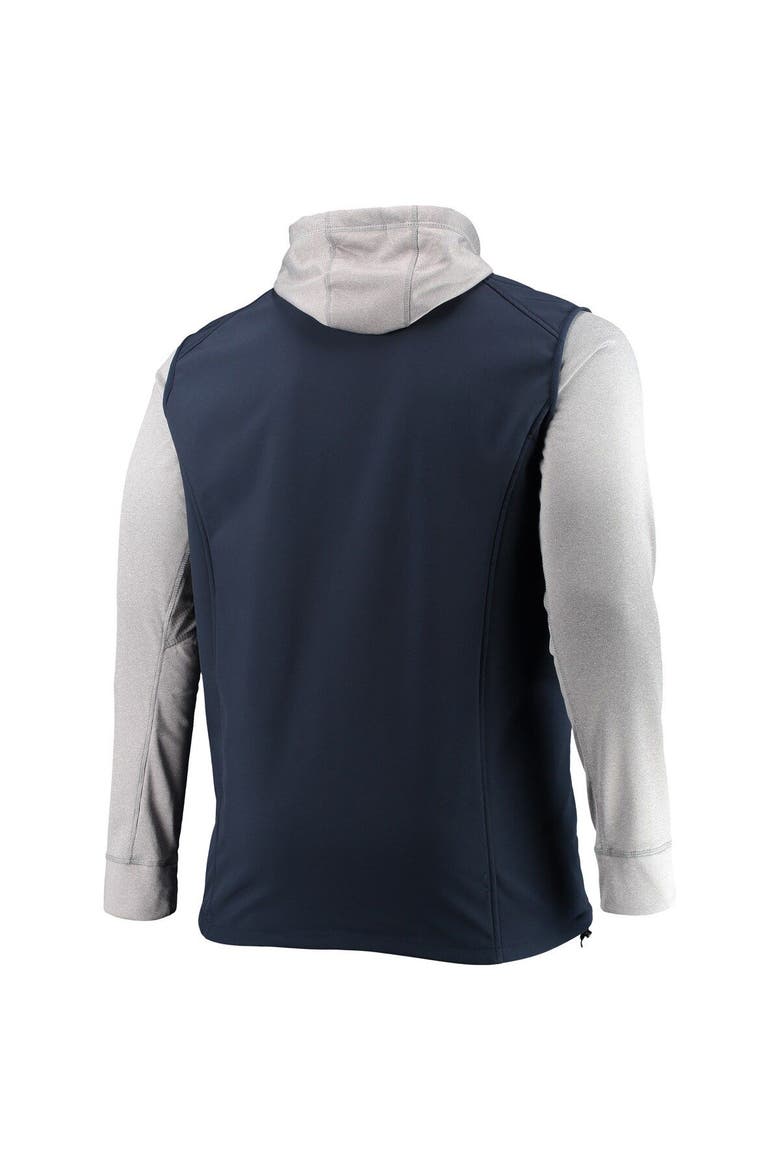Men's Dunbrooke Navy/Gray Chicago Bears Big & Tall Alpha Full-Zip Hoodie Jacket, Alternate, color, Navy