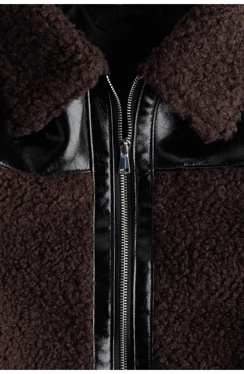 H&M Teddy Jacket, Alternate, color, 