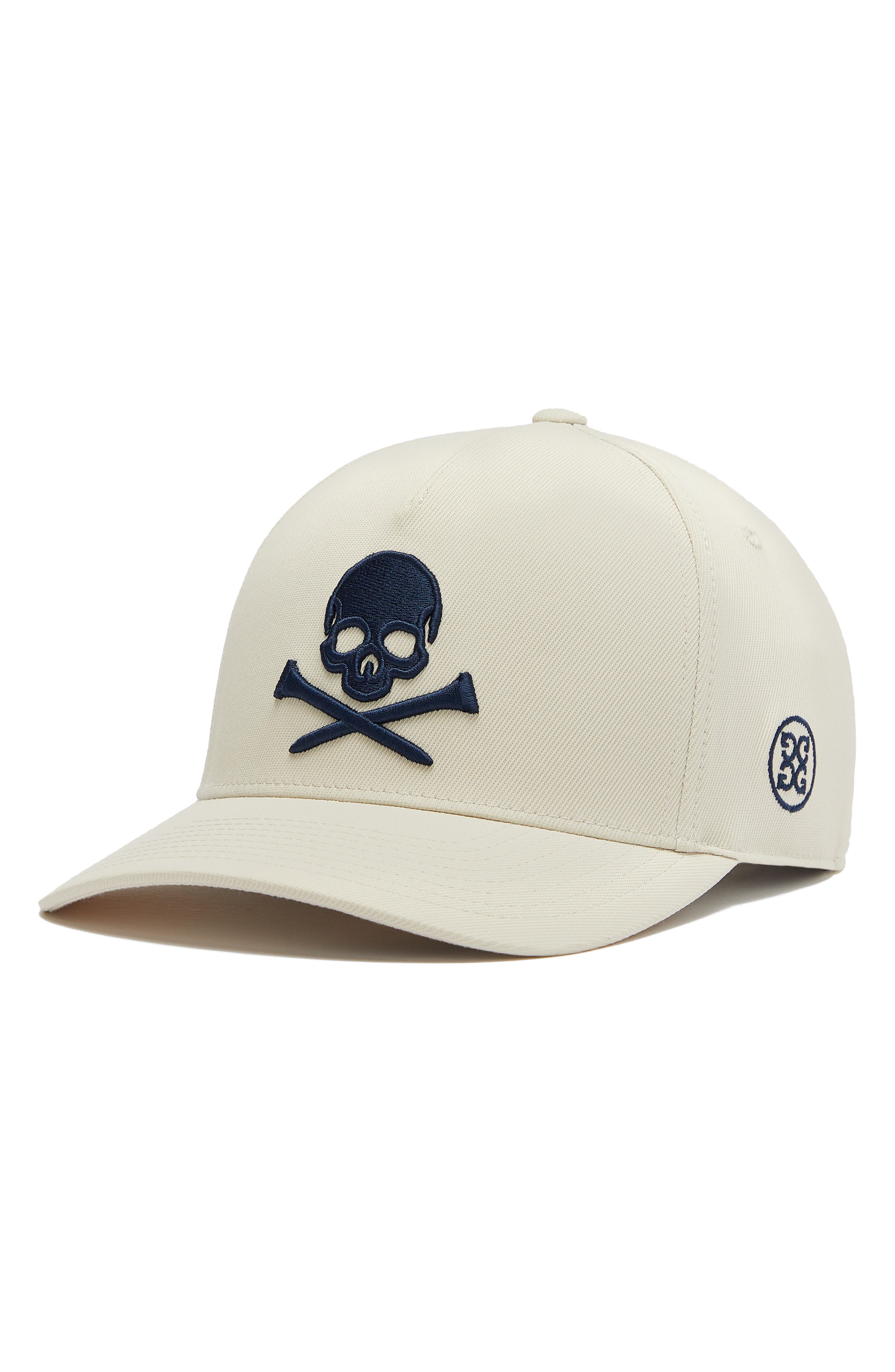 G/fore Skull Snapback Baseball Cap In Stone