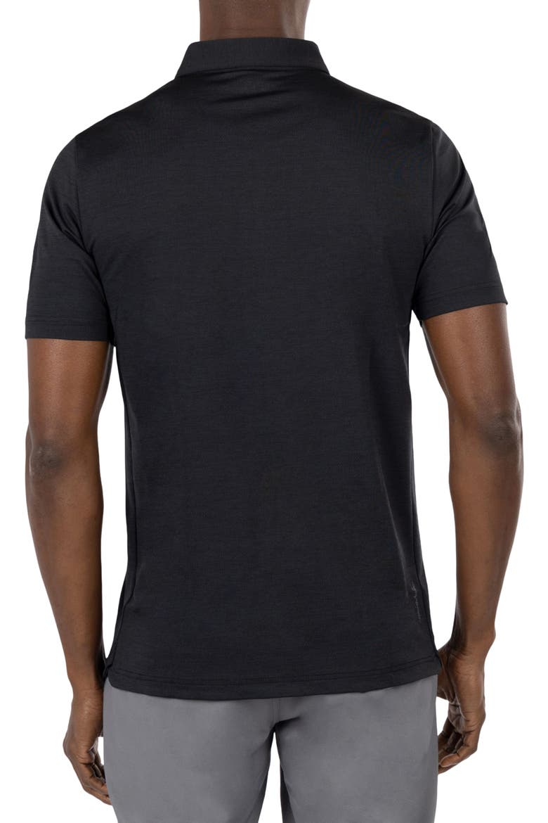 Heating Up Polo, Alternate, color, BLACK