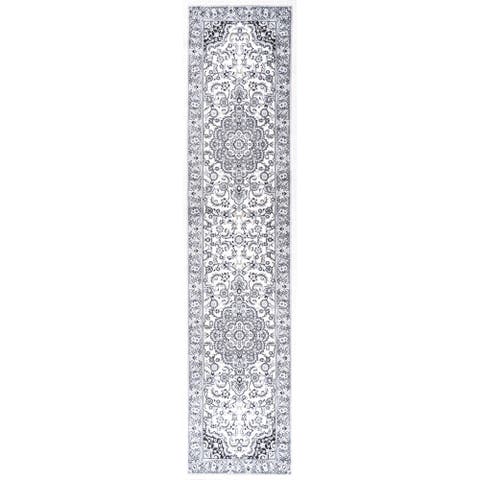 Palmette Modern Persian Floral Area Rug